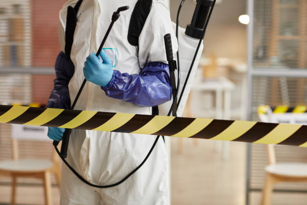 Professional Biohazard technician working in Frisco, NC